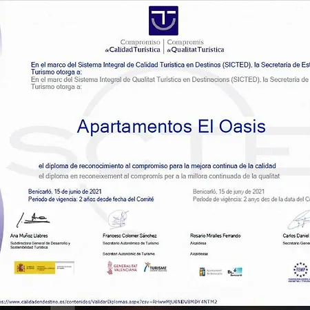 El Oasis Apartamento *